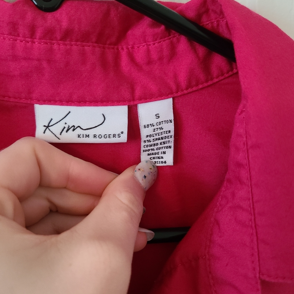 Pink Button Up - Picture 5 of 5